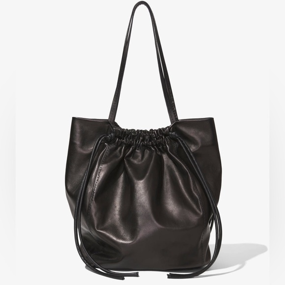 PROENZA SCHOULER calf leather drawstring tote bag with inner pouch - Picture 3 of 16